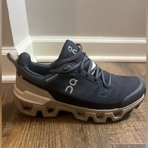 On Clouds Women’s Navy and Gray Hiking Shoes